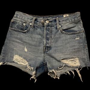 Free People Distressed Shorts